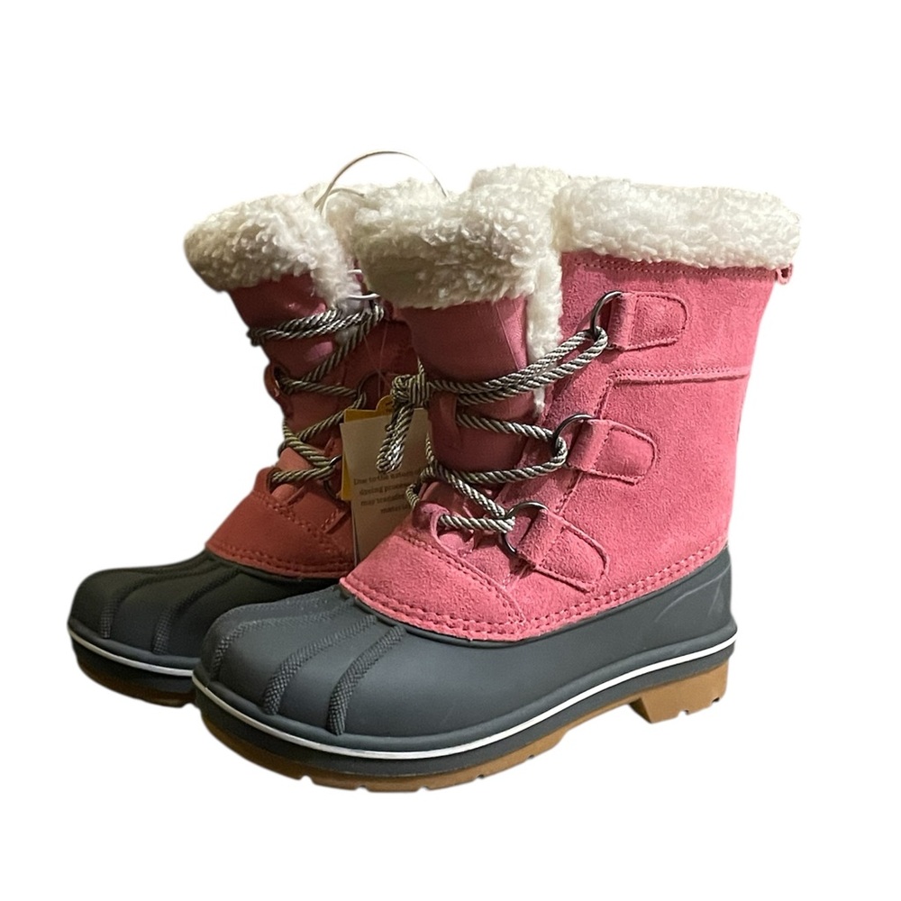 Cat & Jack girls pink waterproof boots - Picture 2 of 4